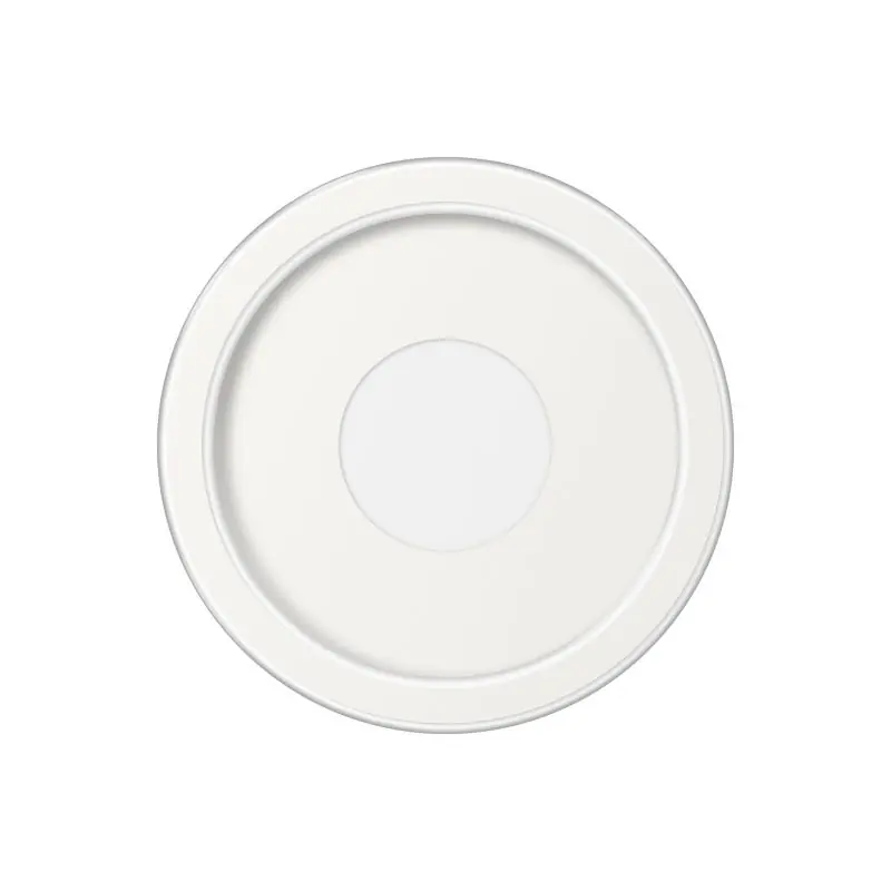 ETH Loïs - plafondlamp - Ø 23 x 6 cm - 3 stappen dimbaar - 15W LED incl. - IP44 - wit Weekendaanbieding