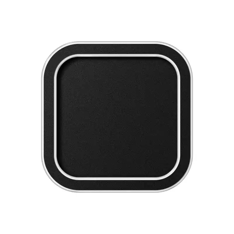 ETH Loïs - plafondlamp - 20 x 20 x 5 cm - 3 stappen dimbaar - 15W LED incl. - IP44 - zwart Snelle Levering