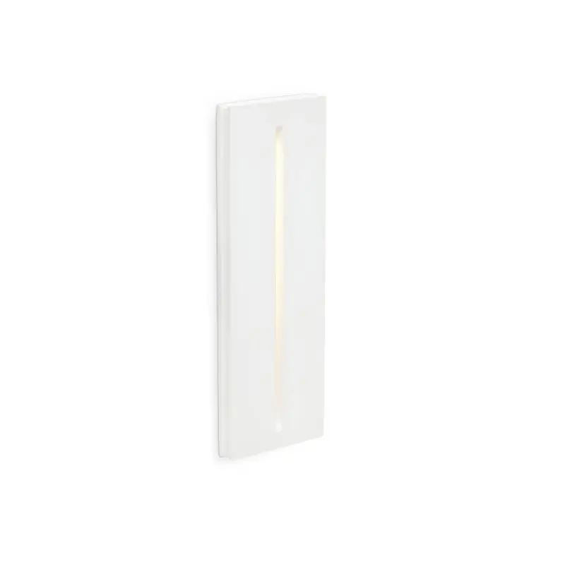 Origineel Faro Plas - inbouwspot - 220 x 75 mm, 231 x 50 mm inbouwmaat - 1W LED incl. - mat wit