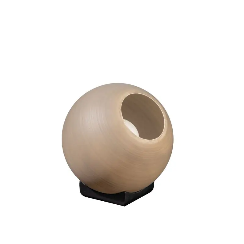 Origineel ETH Orb Saturn - tafellamp - Ø 25 x 31 cm - zwart en taupe