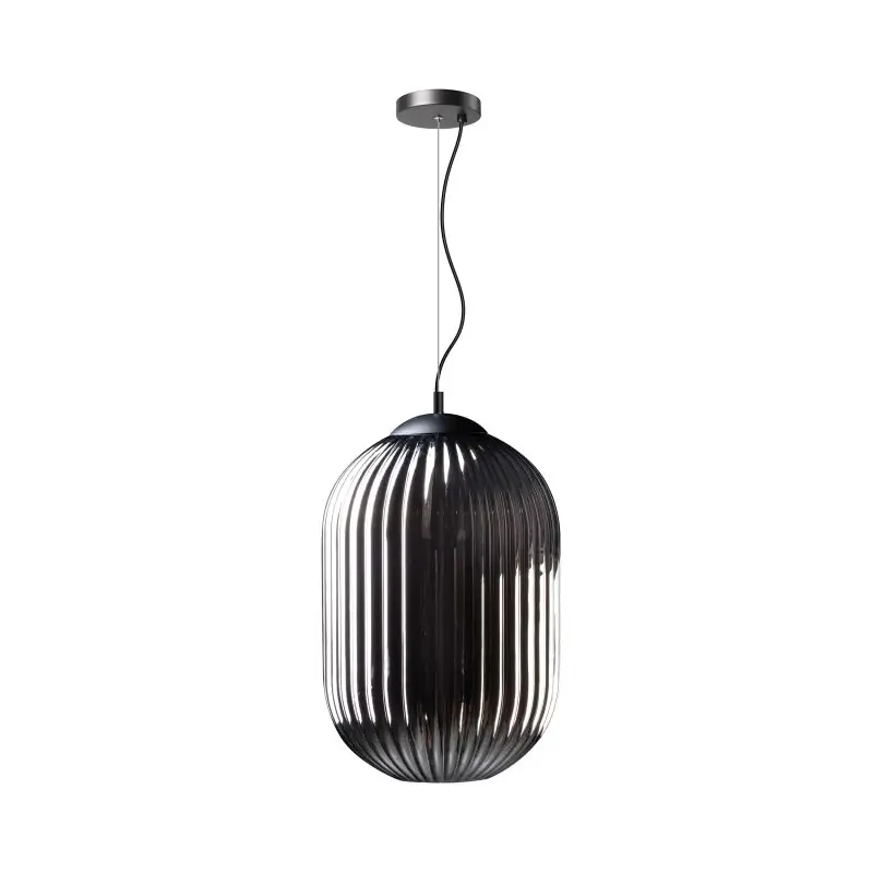 ETH Glamm - hanglamp - Ø 30 x 165 cm - zwart Gratis Retour