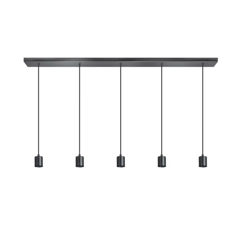 ETH Origin - hanglamp zonder glas - 120 x 10 x 200 cm - zwart Origineel
