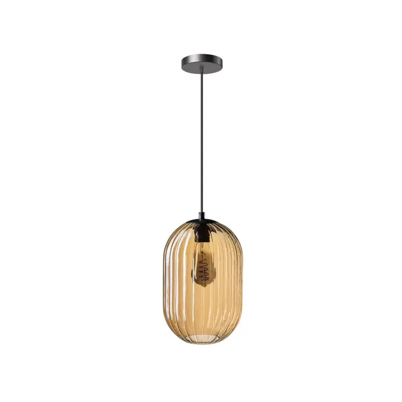 Koopje ETH Glamm - hanglamp - Ø 20 x 150 cm - goud