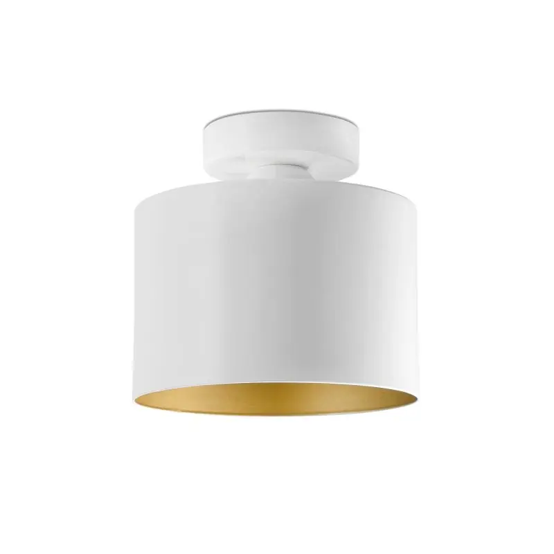 Faro Janet - plafondverlichting - Ø 18 x 17,5 cm - wit en goud Actieprijs