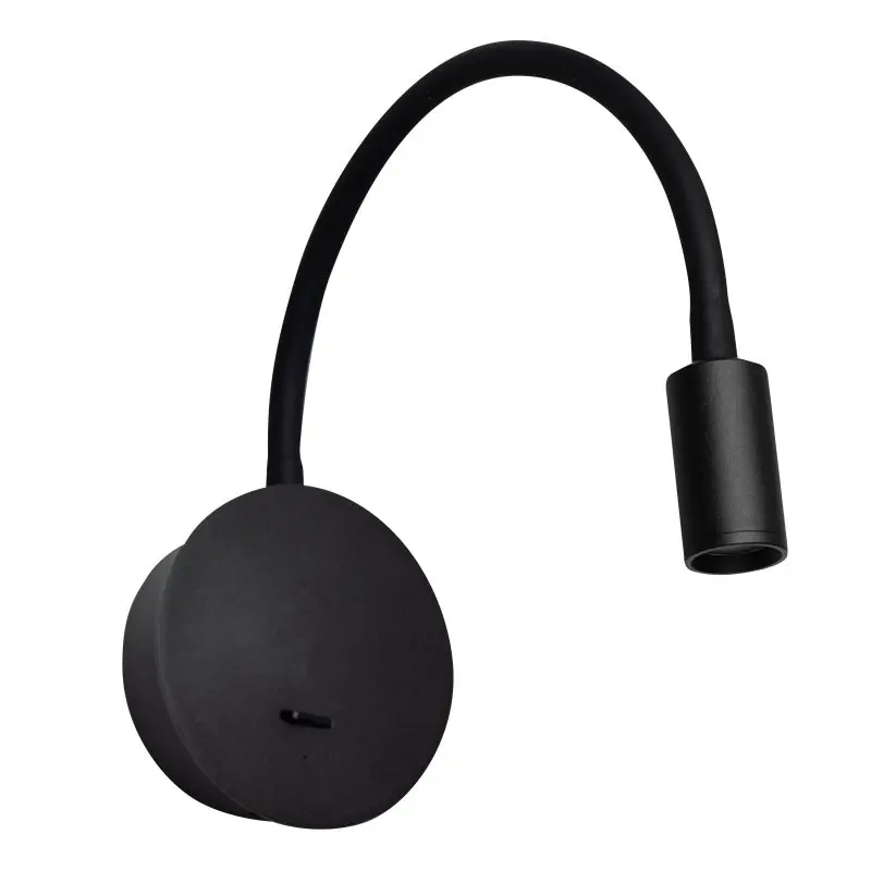 Beperkt Aanbod ETH Wiflex - wandlamp - Ø 2,3 x 3 cm - 3W dimbaar LED incl. - zwart