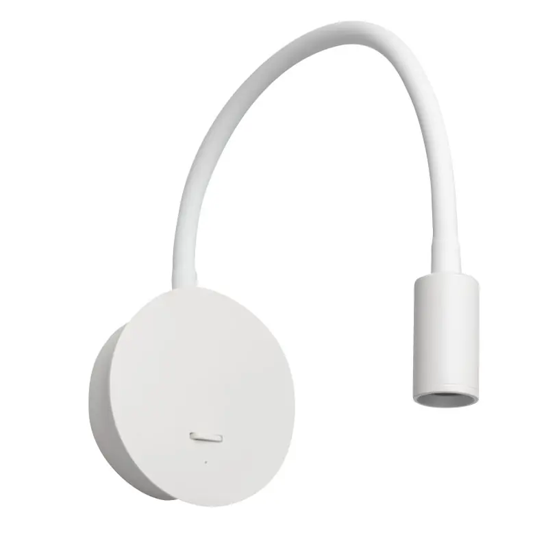 Professioneel ETH Wiflex - wandlamp - Ø 2,3 x 8 cm - 3W dimbaar LED incl. - wit