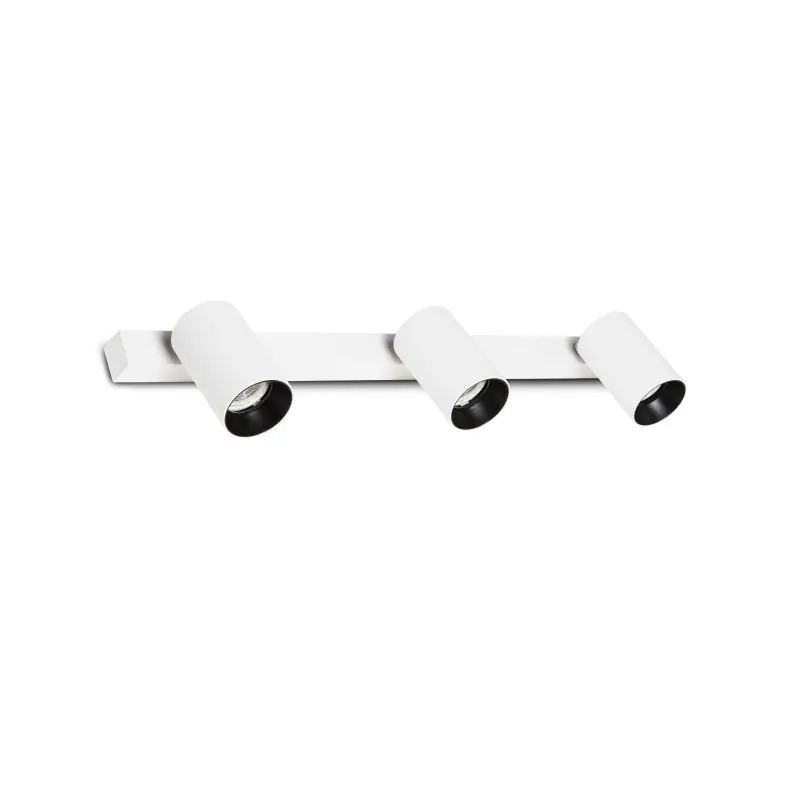 Ambachtelijk Faro Stan - opbouwspot 3L - 56 x 13,4 x 9,8 cm - mat wit