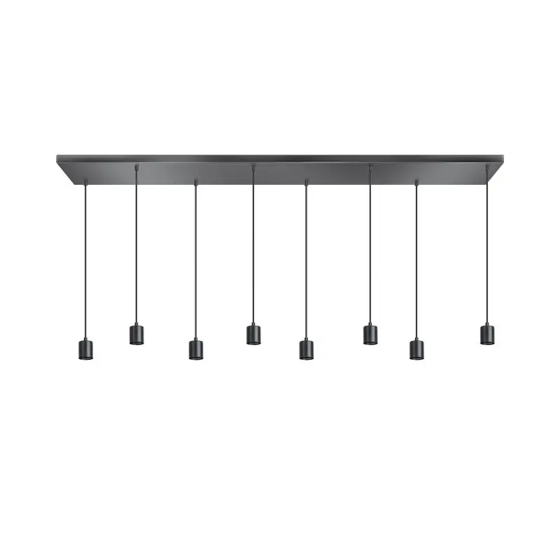 ETH Origin - hanglamp zonder glas - 160 x 30 x 200 cm - zwart In De Mode