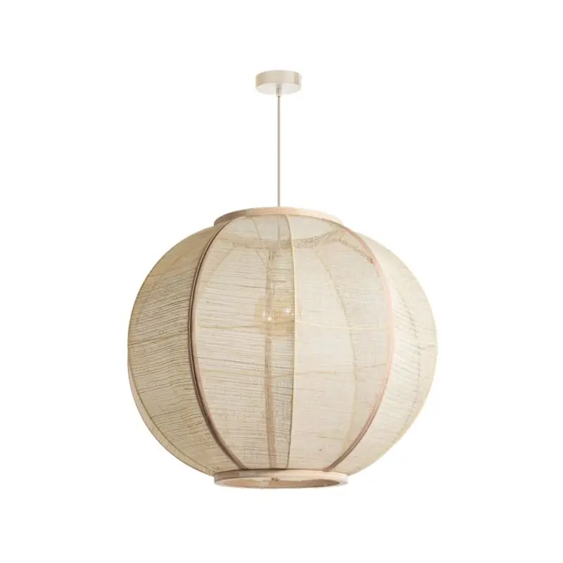 Handgemaakt ETH Fabric – suspension – Ø 78 x 378 cm – sable
