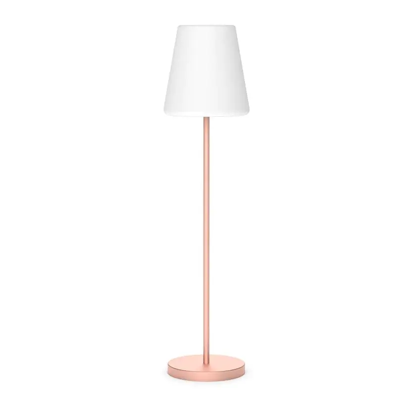 Goedkoop New Garden Lola slim 180 - buiten vloerlamp - Ø 44 x 177 cm - 7W dimbare LED incl. - IP65 - roségoud