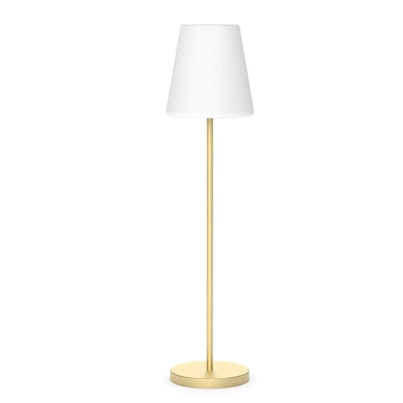 Direct Beschikbaar New Garden Lola slim 180 - buiten vloerlamp - Ø 44 x 177 cm - 7W dimbare LED incl. - IP65 - goud