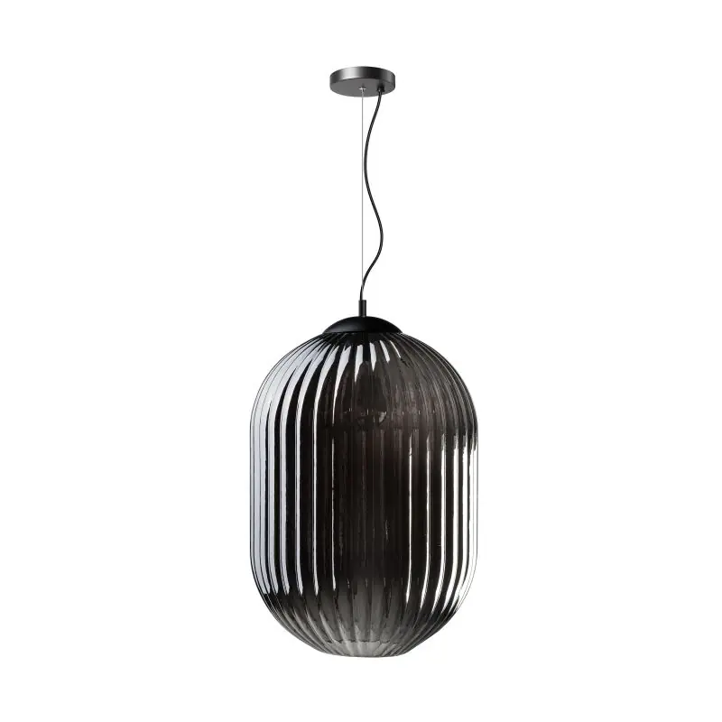 Groothandel ETH Glamm - hanglamp - Ø 40 x 175 cm - zwart