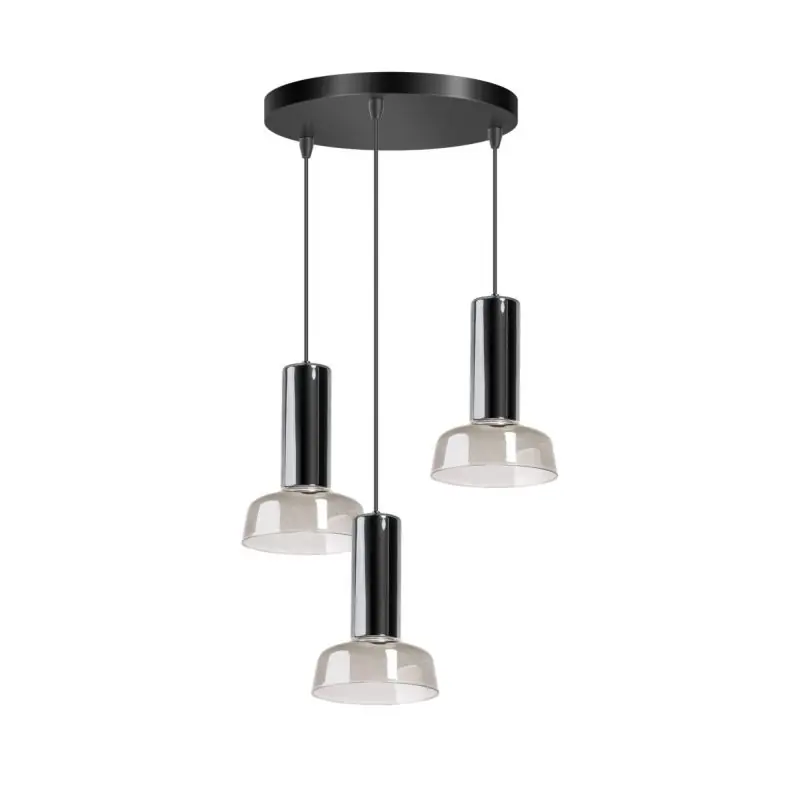 ETH Beal - hanglamp - Ø 35 x 200 cm - smoke groen Topkwaliteit