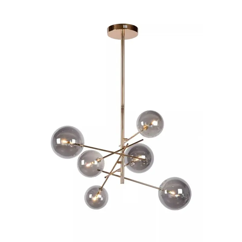 Trendy Lucide Alara - hanglamp - Ø 72 x 116 cm - goud
