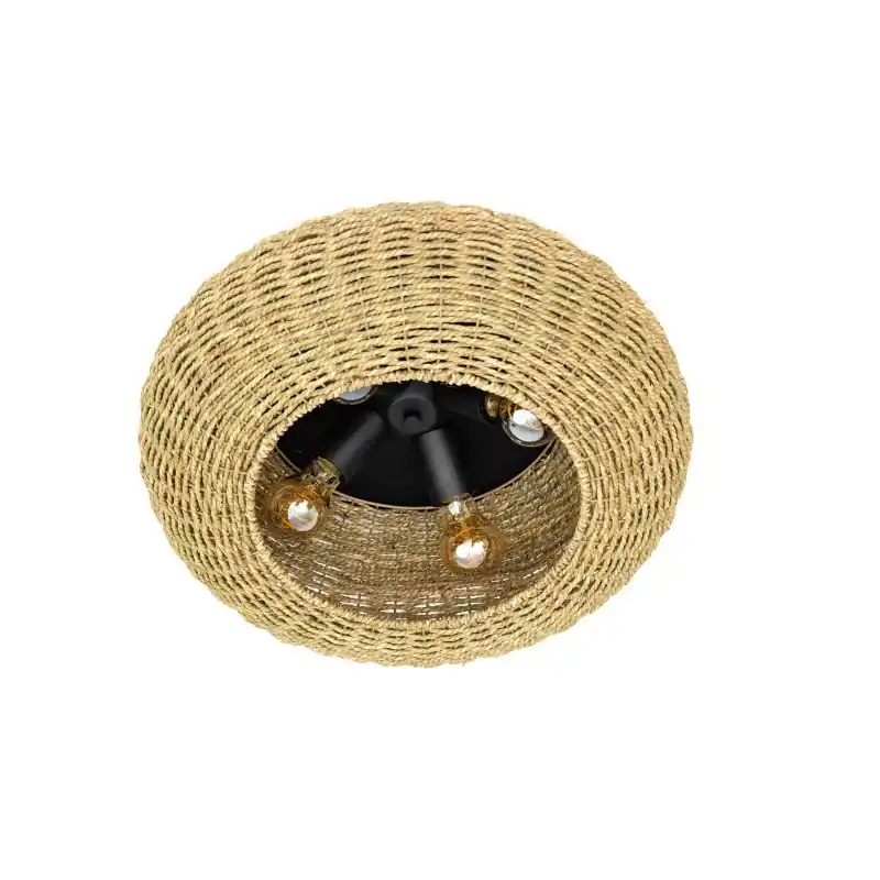 ETH Nina - plafondlamp - Ø 50 x 25 cm - bruin Betaalbaar