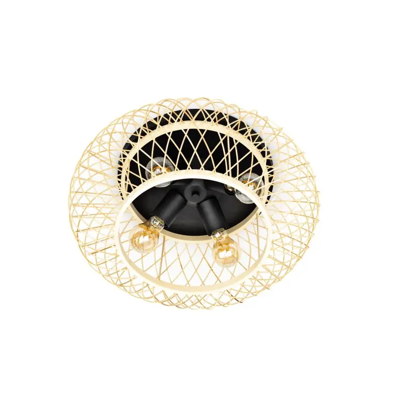 ETH Norah - plafondlamp - Ø 50 x 25 cm - lichtbruin Seizoensaanbieding
