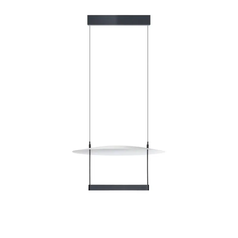 Handgemaakt ETH Diana - hanglamp - Ø 42 x 200 cm - 12W dimbaar LED incl. - wit