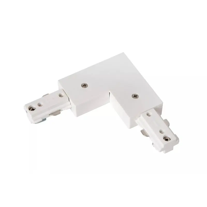 Lucide Track L-koppelstuk links - 1-fase Railsysteem - 230V - wit Bulkbestelling