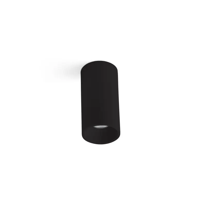 Goedkoop Faro Rol - opbouwspot - Ø 7,5 x 15,2 cm - 15W LED incl. - mat zwart