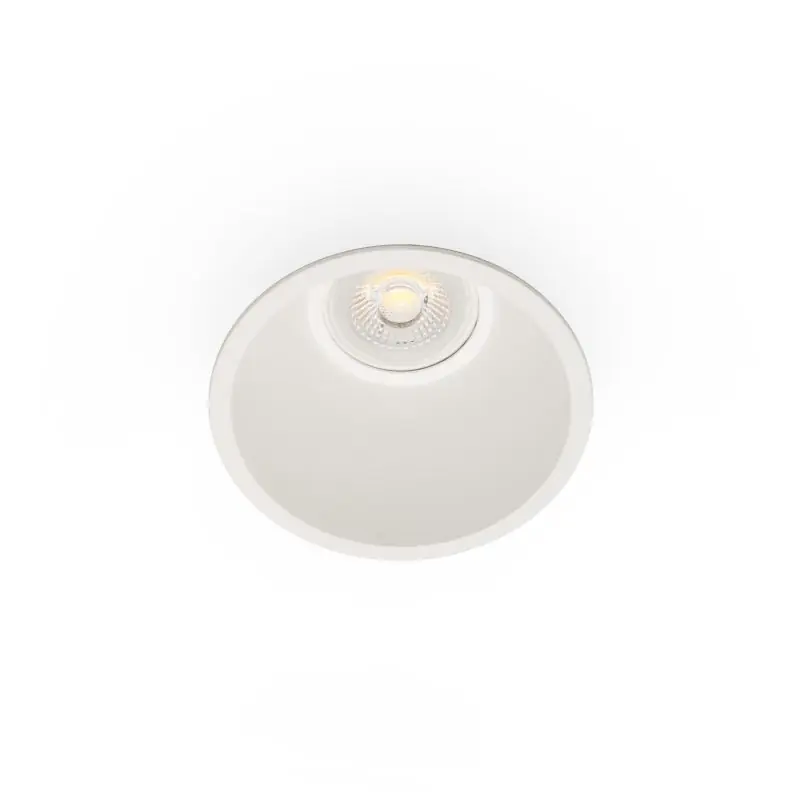 Faro Fresh - inbouwspot - Ø 90 mm, Ø 83 mm inbouwmaat - mat wit Direct Beschikbaar