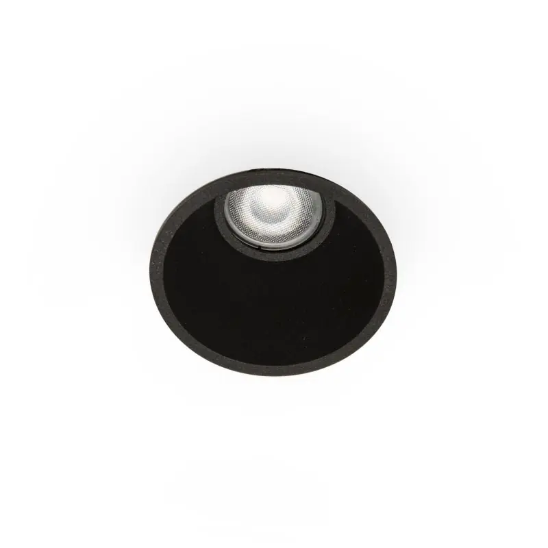 Professioneel Faro Fresh - inbouwspot - Ø 90 mm, Ø 83 mm inbouwmaat – mat zwart