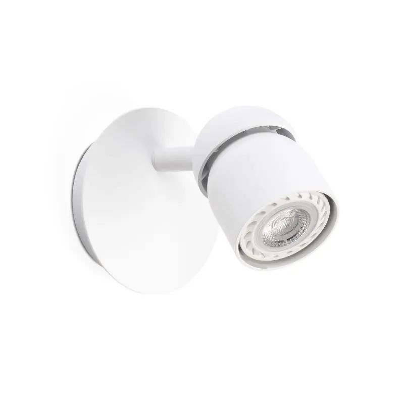 Faro Coco - opbouwspot 1L - Ø 10 x 10 cm - mat wit Handgemaakt