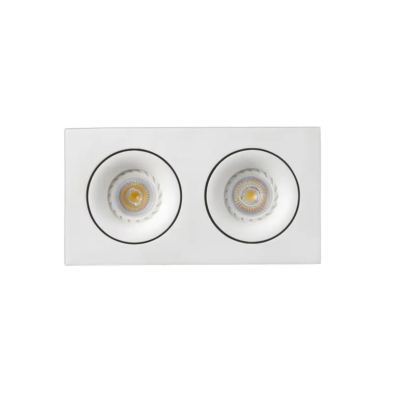 Uitverkoop Faro Argon - inbouwspot - 232 x 115 mm, 220 x 102 mm inbouwmaat - mat wit