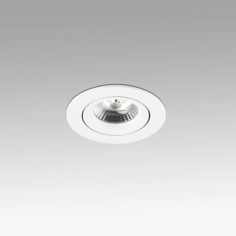 Faro Nais Orientable - inbouwspot - Ø 70 mm, Ø 76 mm inbouwmaat - 7W LED incl. - mat wit Ambachtelijk