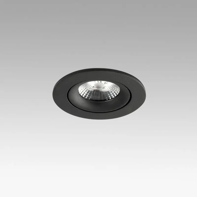 Dagaanbieding Faro Nais Orientable - inbouwspot - Ø 70 mm, Ø 76 mm inbouwmaat - 7W LED incl. - mat zwart