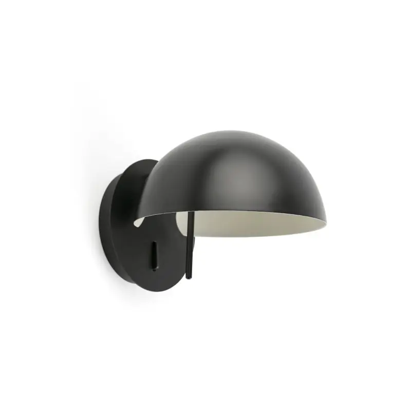 Faro Matilda - wandlamp - 18,6 x 16,6 cm - zwart Modern