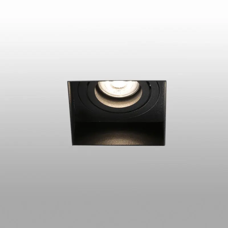 Geld-Terug-Garantie Faro Hyde Trimless - inbouwspot - 82 x 82 mm, 102 x 93 mm inbouwmaat - mat zwart