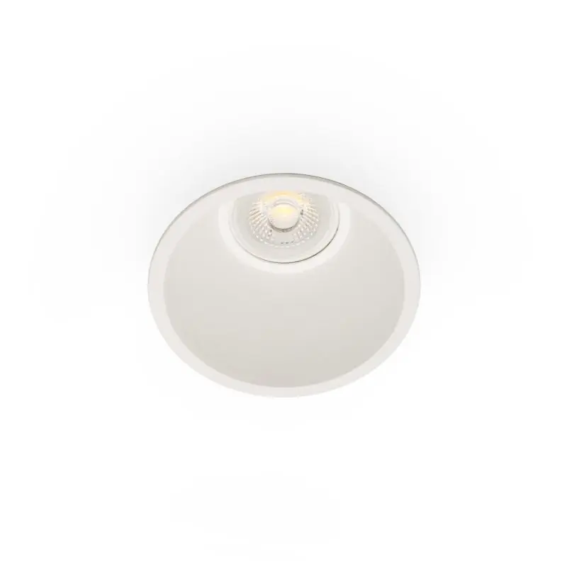 Faro Fresh - inbouwspot - Ø 90 mm, Ø 83 mm inbouwmaat - IP44 - mat wit Gecertificeerd