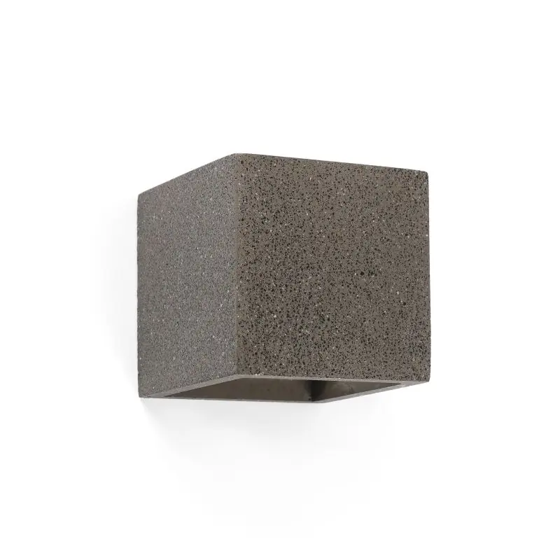 Faro Kamen - wandverlichting - 11,5 x 11,5 x 11,5 cm - grijs Topkwaliteit