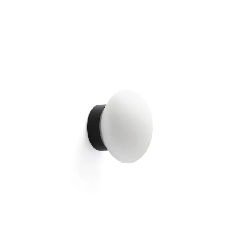 Aanbieding Faro Nubo 120 - wandlamp - Ø 12 x 9 cm - 7,8W LED incl. - mat zwart en wit
