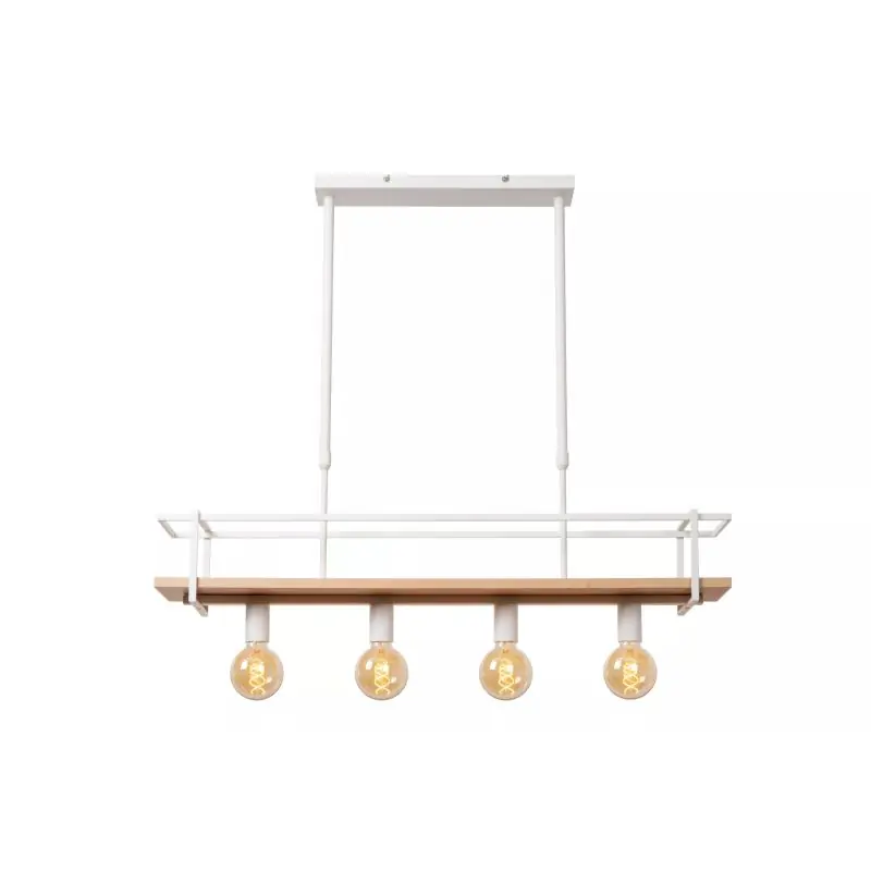 Lucide Milonga - hanglamp - 100 x 20 x 130 cm - wit Dagaanbieding