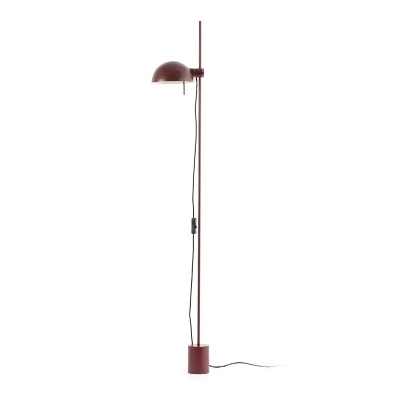 Faro Matilda - vloerlamp - 19,6 x 10 x 132 cm - granaatrood Hoge Kwaliteit