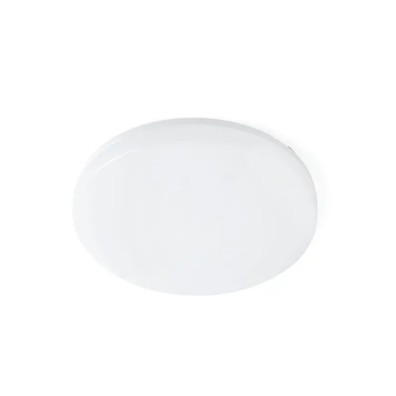 Faro Zon - plafondverlichting - Ø 28 x 5 cm - 18W dimbare LED incl. - IP54 - mat wit Nieuwe Collectie