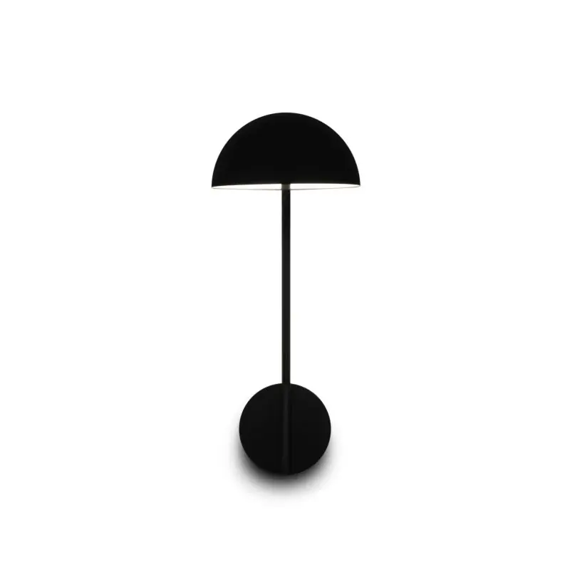 Faro Pure - wandverlichting - 18 x 24,5 x 41 cm - 6W LED incl. - mat zwart Superprijs