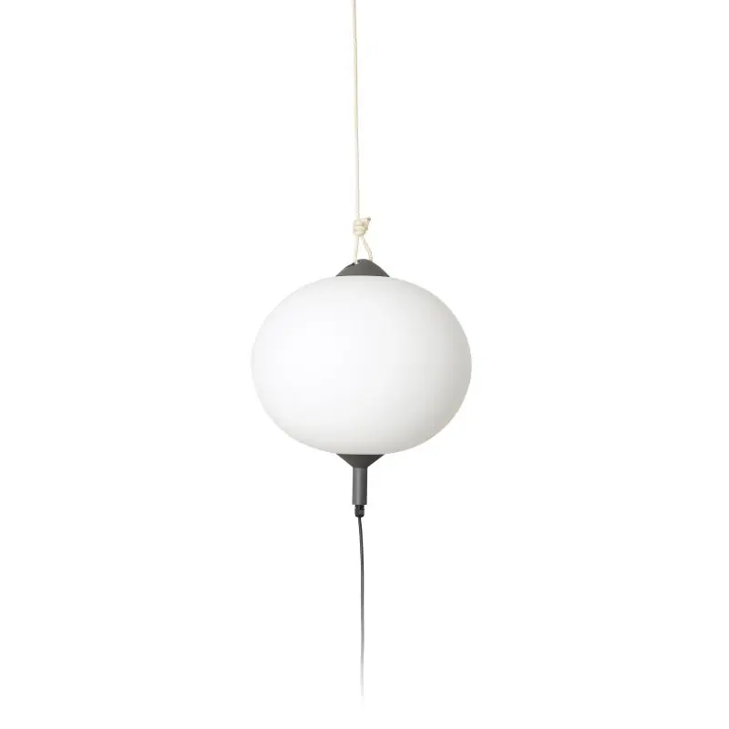 Faro Saigon - draagbare lamp met stekker - Ø 45 x 45 cm - IP65 - mat wit Must-Have