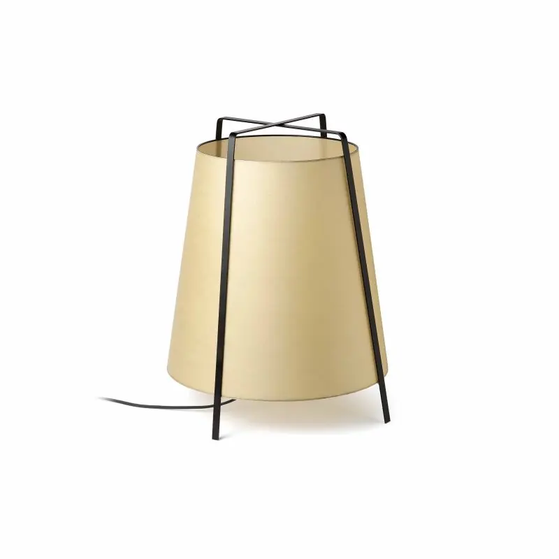 Faro Akane - staanlamp - Ø 48,5 x 59,5 cm - beige en zwart Groothandel