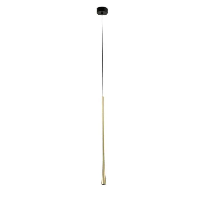 Faro Diana 600 - hanglamp - Ø 3,2 x 60 cm - 6W LED incl. - goud Authentiek