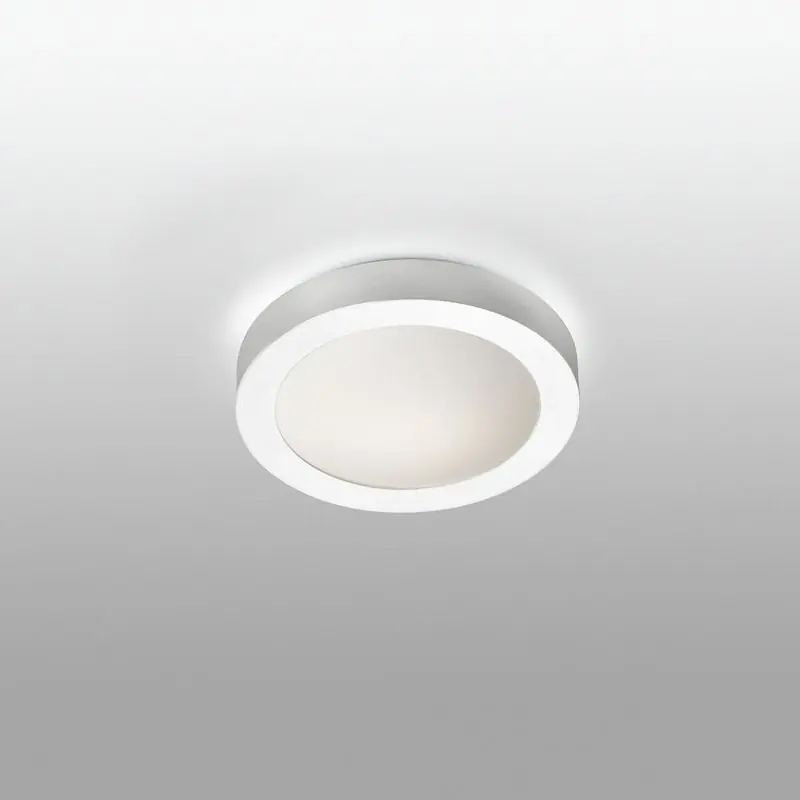 Faro Logos - plafondverlichting - Ø 27 x 9 cm - IP44 - aluminium Nieuw Model