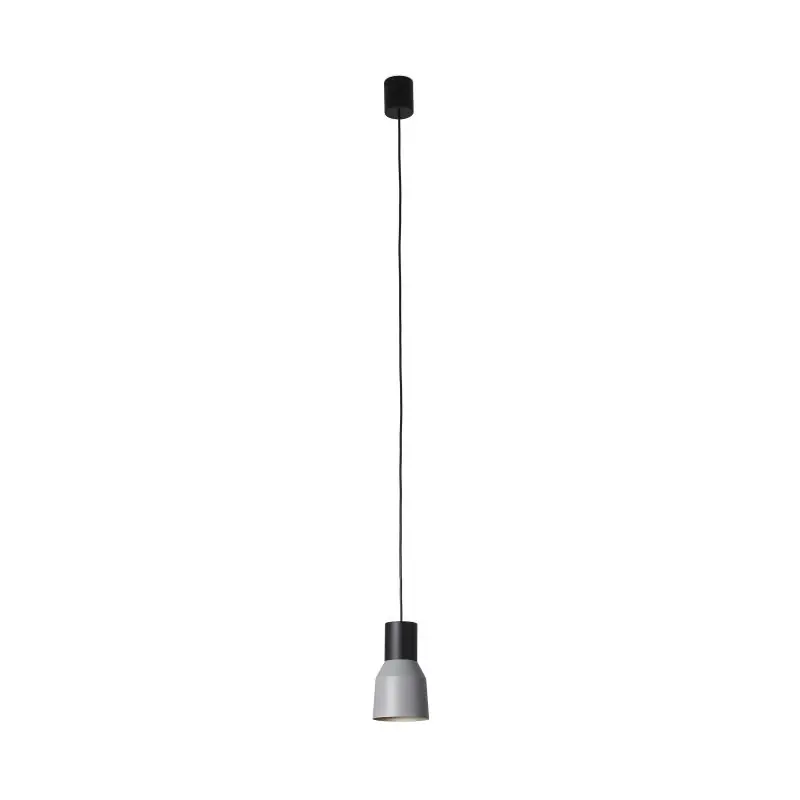 Faro Kombo - hanglamp - Ø 12 x 21 cm - grijs en zwart Exclusief