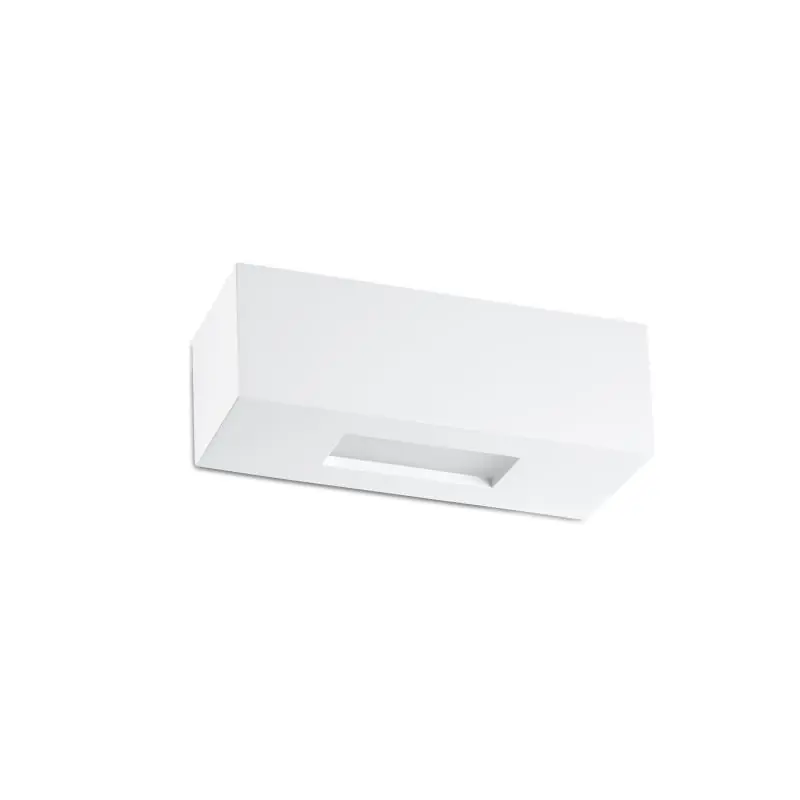 Faro Cheras - wandverlichting - 22 x 7,5 x 7,5 cm - mat wit Authentiek