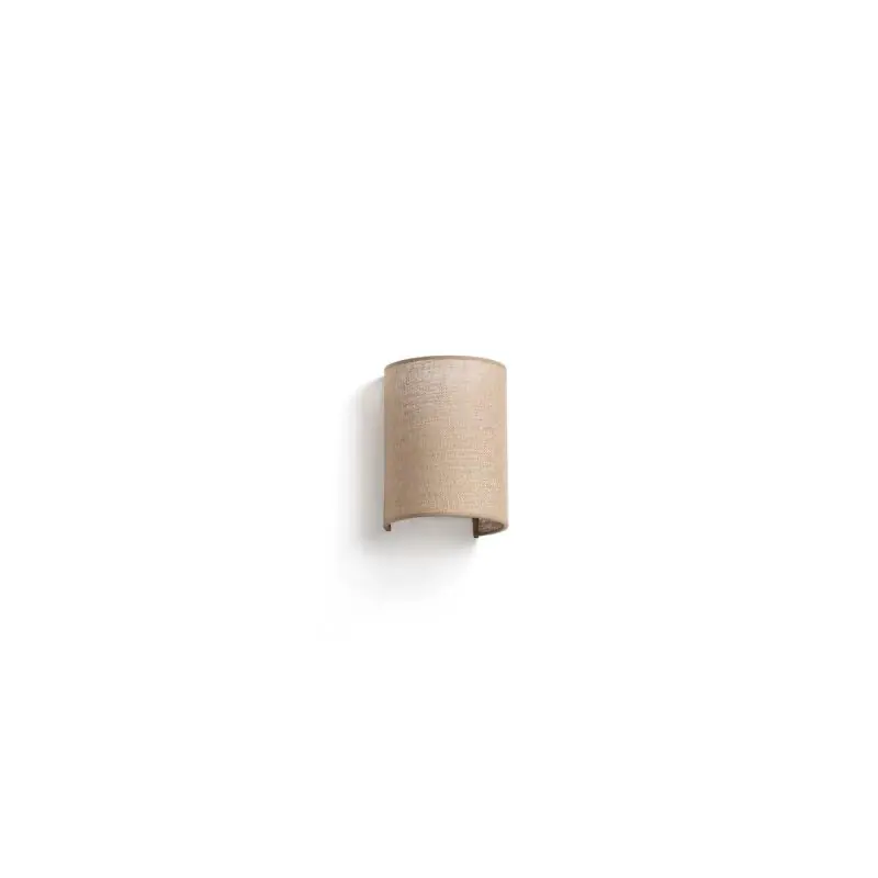 Laatste Versie Faro Otton Round - wandlamp - 12 x 15 x 20,5 cm - jute