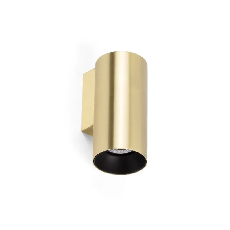 Lage Prijs Faro Stan - wandverlichting - 6 x 7,2 x 12,5 cm - satijn goud