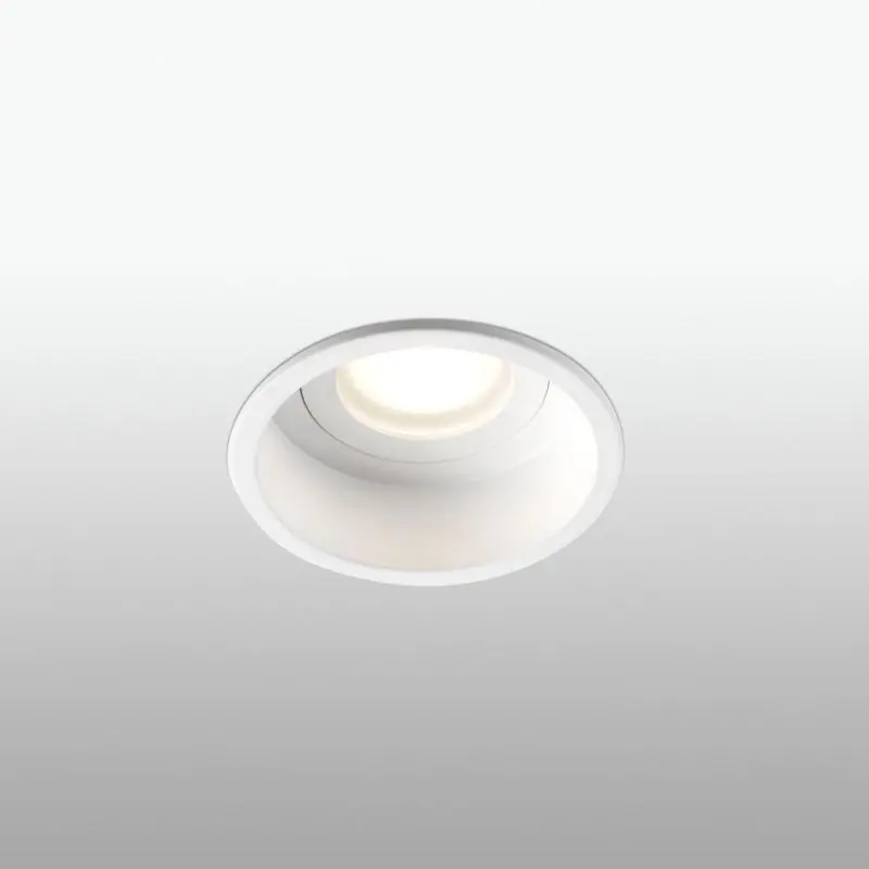 Flitsaanbieding Faro Hyde - inbouwspot - Ø 89 mm, Ø 83 mm inbouwmaat - IP44 - mat wit