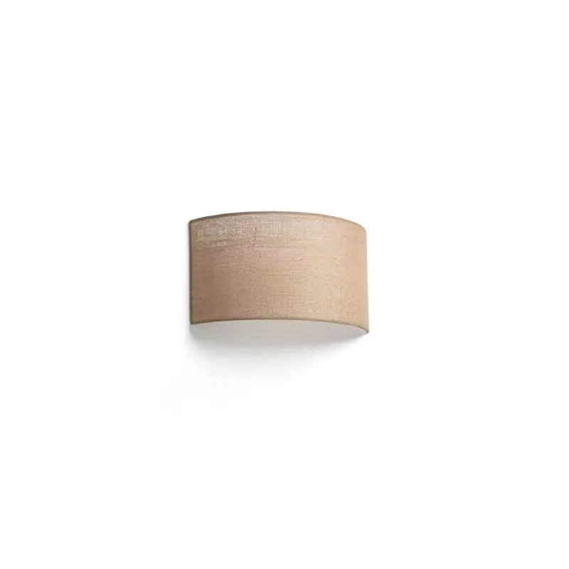 Faro Otton curve - wandlamp - 11,5 x 20 x 37,5 cm - jute Laatste Kans