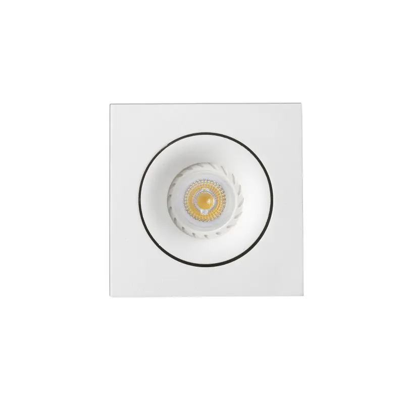 Garantie Inbegrepen Faro Argon - inbouwspot - 115 x 115 mm, 100 x 100 mm inbouwmaat - mat wit