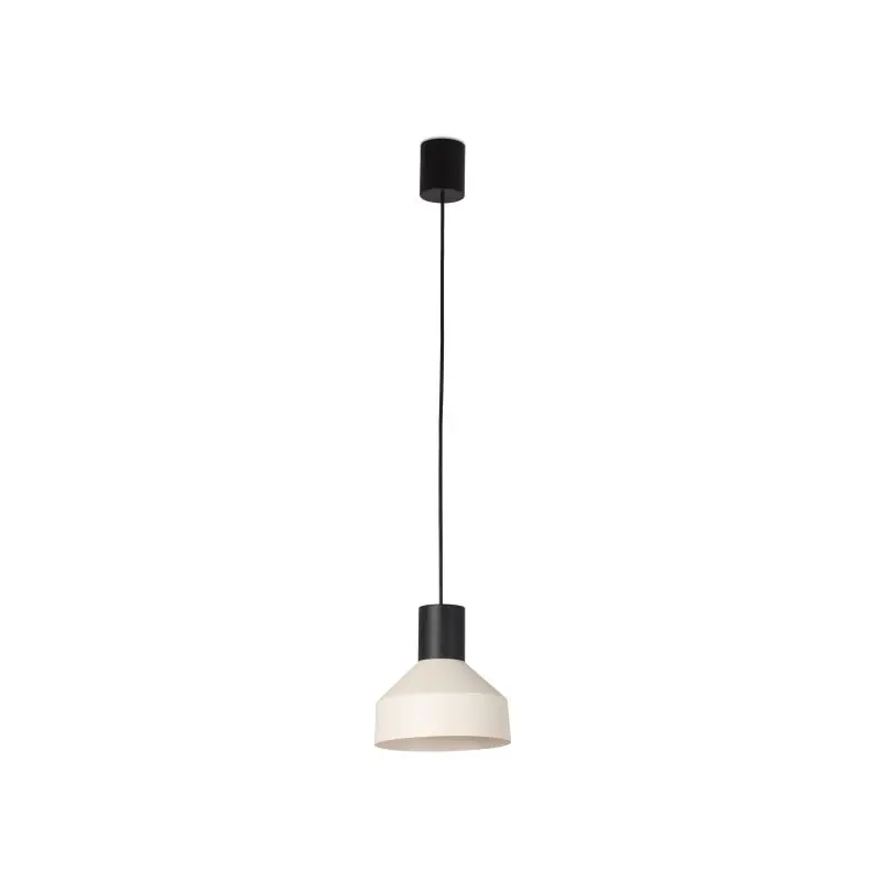 Faro Kombo - hanglamp - Ø 20 x 20 cm - beige en zwart Op = Op